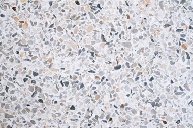 Terrazzo cilalı taş zemin ve duvar desen ve renk surfac