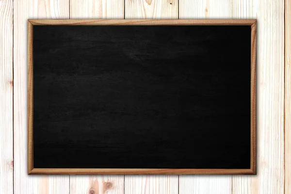 Soyut yazı tahtası veya kara tahta ahşap adam karede ile — Stok fotoğraf