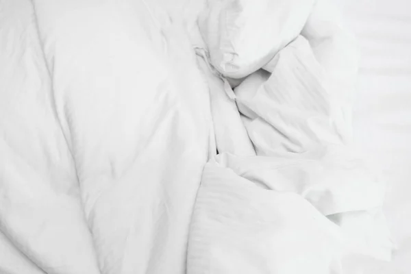 Branco delicado fundo macio de tecido ou lençol — Fotografia de Stock