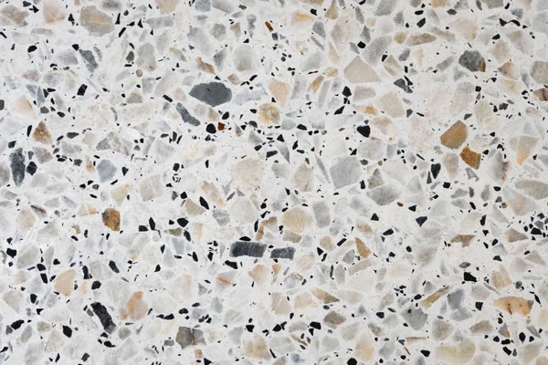 Terrazzo polished stone floor and wall pattern and color surface