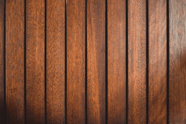 Koyu kahverengi ahşap doku doğal çizgili desen arka plan ile 