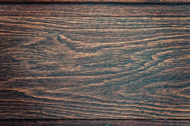 Koyu kahverengi ahşap doku doğal çizgili desen arka plan ile 