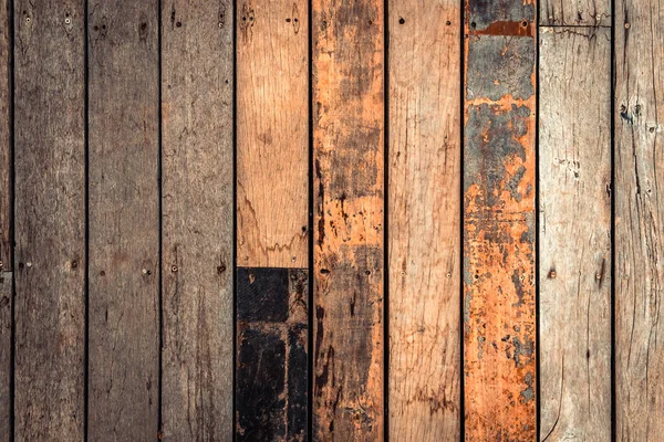 Dark brown wood texture with natural striped pattern background — Stock Photo, Image