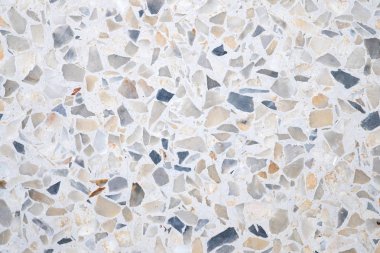 Terrazzo cilalı taş zemin ve duvar desen ve renk surfac