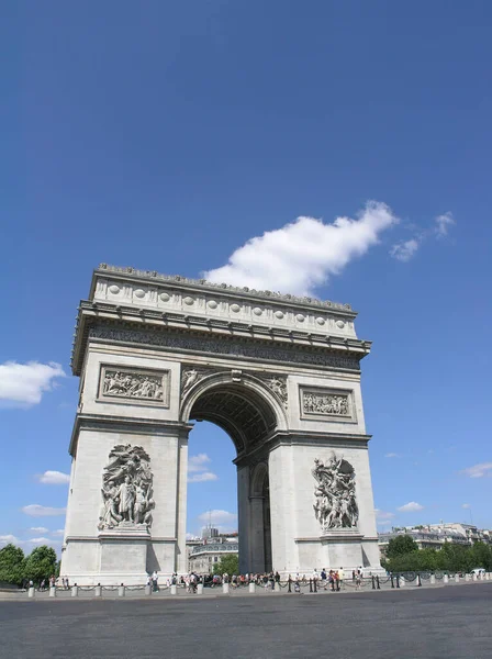 Arc Triomphe Arch Triumph Place Charles Gaulle Paris — Stock Photo, Image