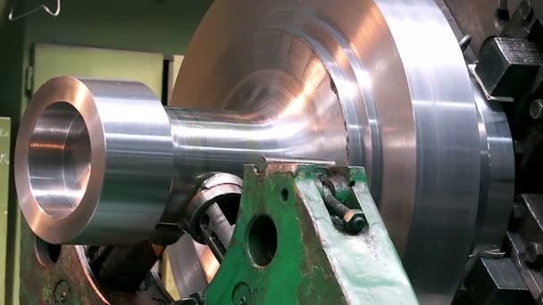 Die Fräsmaschine Metallverarbeitende Cnc Fräsmaschine Schneiden Von Metall Moderne Verarbeitungstechnologie — Stockvideo
