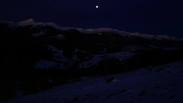 Time Lapse Dans Les Montagnes Matin Time Lapse Lever Soleil — Video