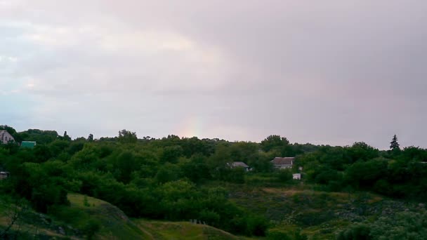 Tramonto Sul Canyon Cielo Drammatico Sul Canyon Timelapse Del Tramonto — Video Stock