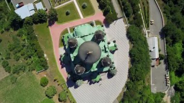 Feofania Panteleimon manastırının havadan görünümü, Kiev Panteleimon manastır, Kiev St Panteleimon Katedrali Havadan görünümü