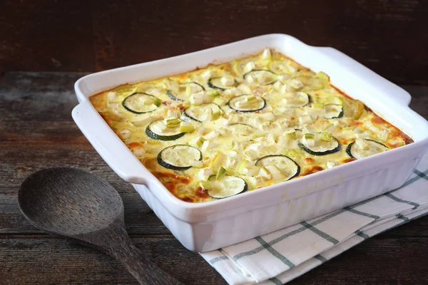 Zucchine gratinate — Foto Stock