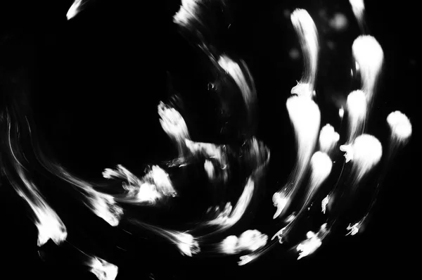 Abstrakter Tuschehintergrund Flüssige Farbe Wasser Bewegen Weiße Abstrakte Formen Chaotischer — Stockfoto