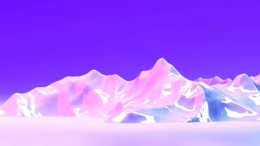 3D arka plan metin için yer ile. Mor, mürekkep ve mavi renklerde fütüristik gezegen. Parlak trendy degradeler. Mat ve parlak dokular karışımı. Posterler, el ilanları, web ve sosyal medya için sahne