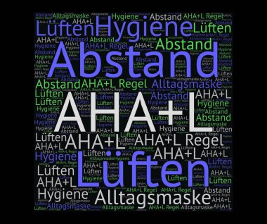 Covid-19 'un yayılmasına karşı bir ilüzyon: mesafeyi koruyun, hijyene dikkat edin, maske takın, odaya temiz hava girsin., 