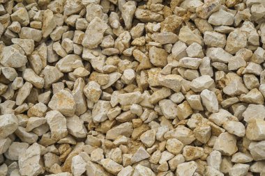 Bahçe dekorasyonu ve arkaplan dokusu için doğal taşlar ve tuğlalar