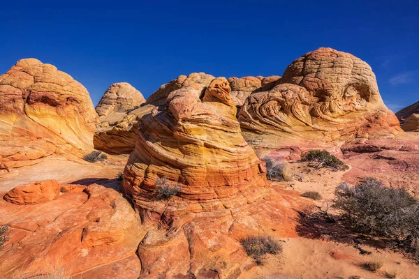 Wave Arizona Canyon Rock Formation Vermillion Cliffs Paria Canyon State — Foto de Stock