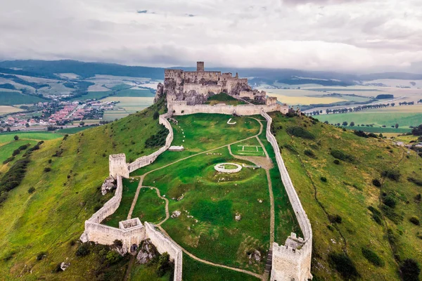 Castillo Spis Monumento Cultural Nacional Spissky Hrad Unesco Castillo Spis — Foto de Stock