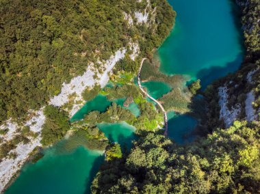 Birkaç şelaleler birinin en şaşırtıcı Plitvice Gölleri, Hırvatistan. Doğanın gerçekten bakire ve harika bir parça.