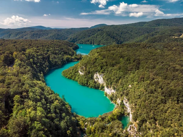 Several Waterfalls One Most Astonishing Plitvice Lakes Croatia Truly Virgin — Stock Photo, Image