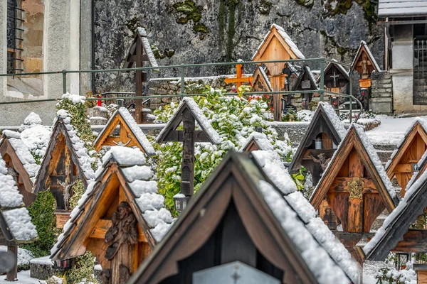 Hallstatt bergdorp — Stockfoto