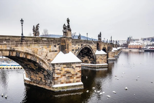 Praga zimowy poranek — Zdjęcie stockowe