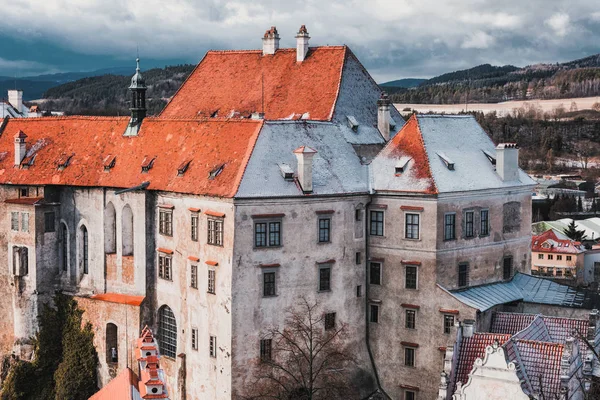 Cesky Krumlov winter day — Stock Photo, Image