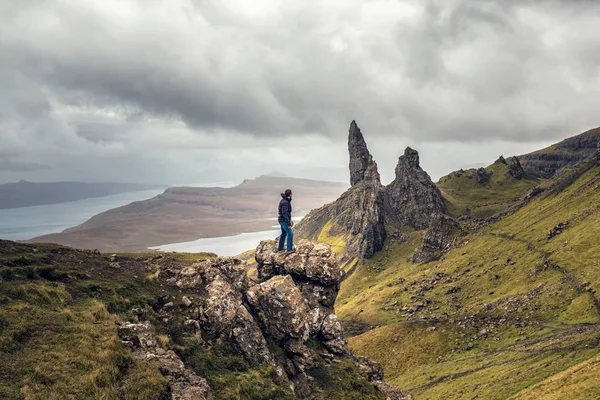 Touristen in Schottland — Stockfoto