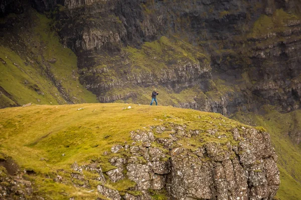 Turista in Scozia — Foto Stock