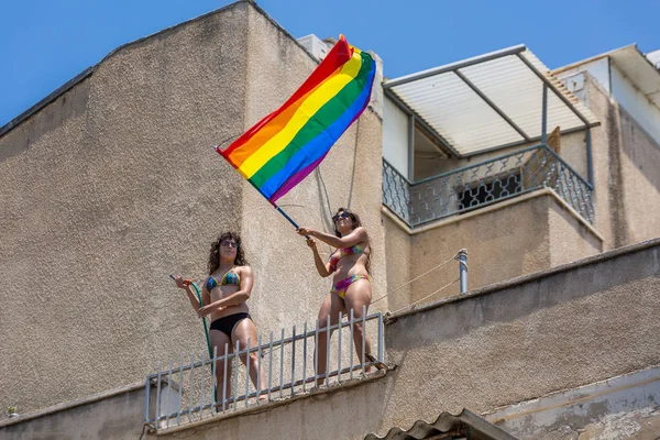 Desfile del orgullo Tel Aviv — Foto de Stock