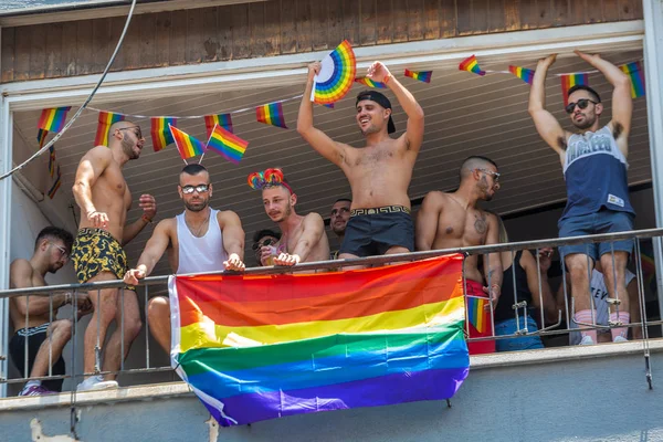 Parada do orgulho Tel Aviv — Fotografia de Stock