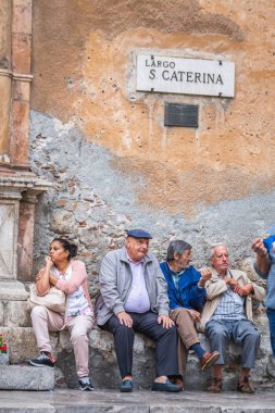 Catania Sicilya Italya editoryal