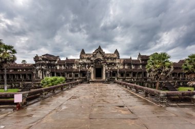 Angkor Wat 'a Giriş, Siem Reap, Kamboçya.