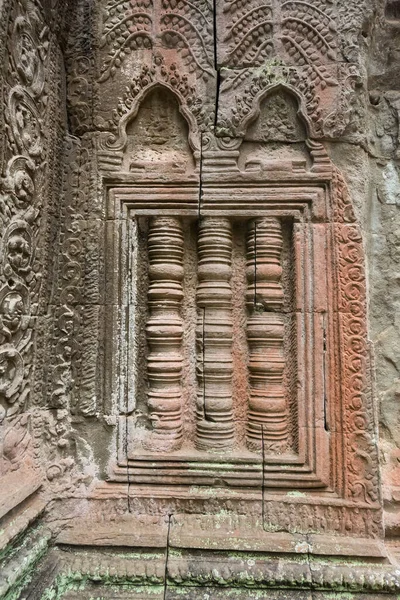 Ερείπια Ναού Στο Angkor Wat Siem Reap Καμπότζη — Φωτογραφία Αρχείου