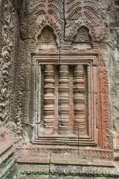 Chrámové Zříceniny Angkor Wat Siem Reap Kambodža — Stock fotografie