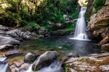 Abel Tasman Ulusal Parkı, Yeni Zelanda Şelalesi.