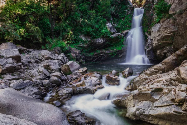 Водопад Национальном Парке Абель Тасман Новая Зеландия — стоковое фото