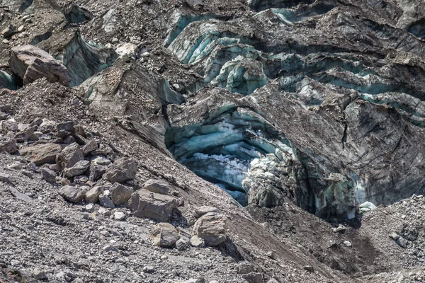 Jeskyně Fox Glacier Valley Walk Nový Zéland — Stock fotografie