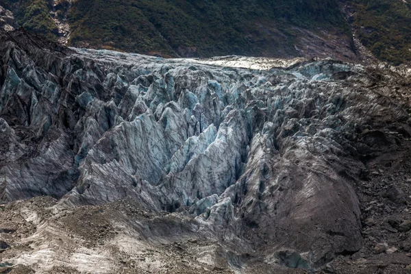 Vista Del Glaciar Fox Nueva Zelanda —  Fotos de Stock