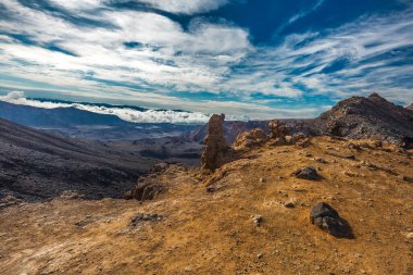 Ünlü Tongariro Geçidi, Tongariro Ulusal Parkı, Yeni Zelanda