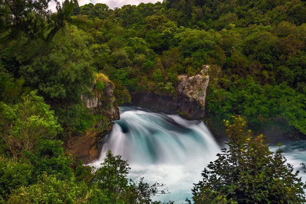Грубая Быстрая Вода Водопаде Хука Табо Северный Остров Новая Зеландия — стоковое фото