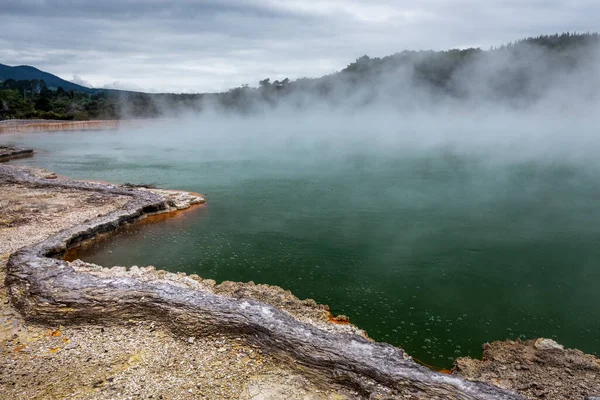 Champagne Pool Wai Tapu Thermal Wonderland Rotorua New Zealand — Stock Photo, Image