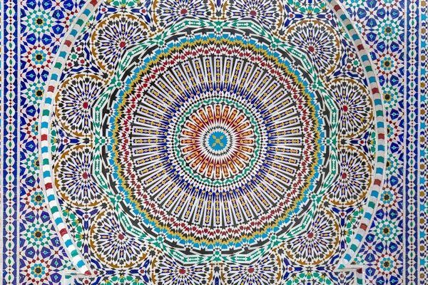 Fabbrica Mosaici Marocchini Fatti Mano Fez Marocco — Foto Stock