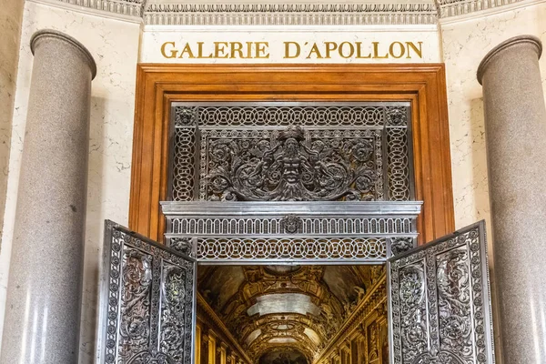 Inredningen Louvren Museet Paris Statyer Och Målningar Paris Frankrike Juli — Stockfoto