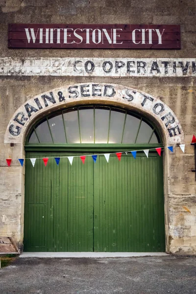 Edifício Antigo Oamaru Ilha Sul Nova Zelândia Omaru Lar Punk — Fotografia de Stock