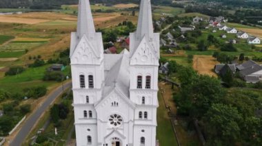 Kasabadaki kilise Slobodka Braslav 