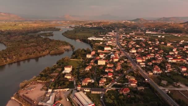 Shkoder Rozafa城堡的废墟 — 图库视频影像