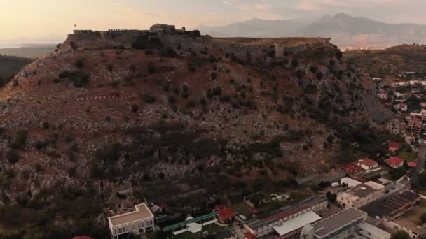 Ruiny zamku Rozafa w Shkoder — Wideo stockowe