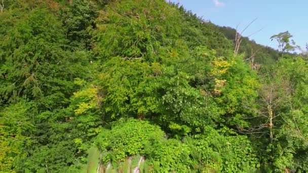 クロアチアの自然を空中から見る — ストック動画