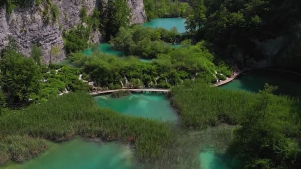 Vista aérea de la naturaleza croata — Vídeos de Stock