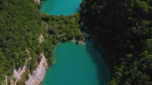Vista aérea de la naturaleza croata — Vídeos de Stock