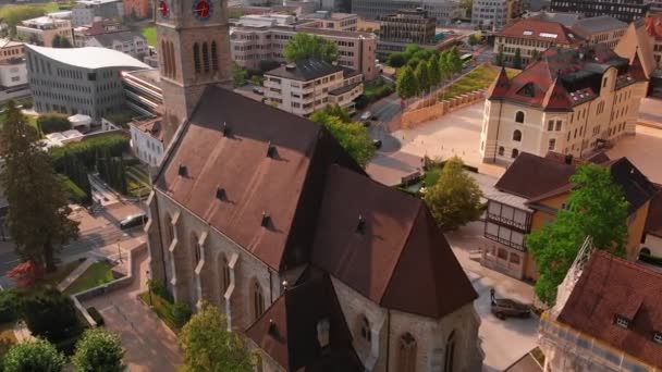 Vaduz es una capital de Liechtenstein — Vídeos de Stock